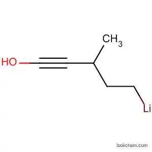 Molecular Structure of 104808-02-8 (1-Pentyn-1-ol, 3-methyl-, lithium salt)