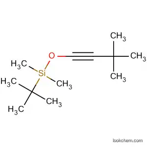 Molecular Structure of 104808-03-9 (Silane, [(3,3-dimethyl-1-butynyl)oxy](1,1-dimethylethyl)dimethyl-)