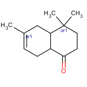 Molecular Structure of 104849-81-2 (1(2H)-Naphthalenone, 3,4,4a,5,8,8a-hexahydro-4,4,6-trimethyl-, cis-)