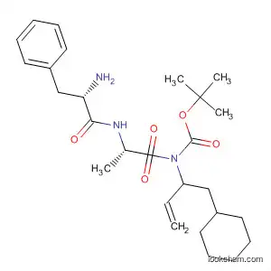 Molecular Structure of 104881-99-4 (L-Alaninamide,
N-[(1,1-dimethylethoxy)carbonyl]-L-phenylalanyl-N-[1-(cyclohexylmethyl)-
2-propenyl]-, (S)-)