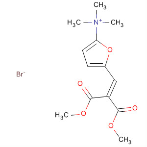 Molecular Structure of 104885-25-8 (2-Furanaminium,
5-[3-methoxy-2-(methoxycarbonyl)-3-oxo-1-propenyl]-N,N,N-trimethyl-,
bromide)