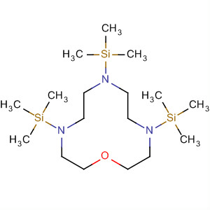 Molecular Structure of 105121-48-0 (1-Oxa-4,7,10-triazacyclododecane, 4,7,10-tris(trimethylsilyl)-)