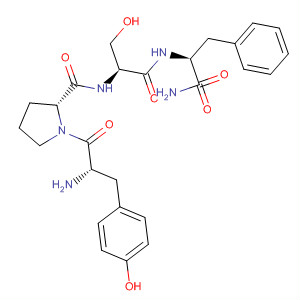 Molecular Structure of 105128-99-2 (L-Phenylalaninamide, L-tyrosyl-L-prolyl-L-seryl-)