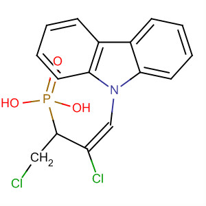 Molecular Structure of 105263-79-4 (Phosphonic dichloride, [1-(9H-carbazol-9-ylmethylene)propyl]-, (E)-)