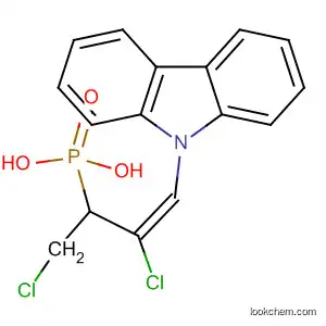 Molecular Structure of 105263-79-4 (Phosphonic dichloride, [1-(9H-carbazol-9-ylmethylene)propyl]-, (E)-)