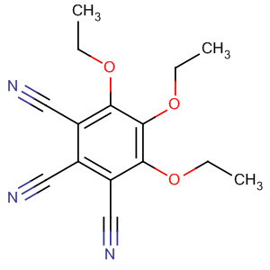 Molecular Structure of 105528-47-0 (1,2,3-Benzenetricarbonitrile, 4,5,6-triethoxy-)