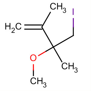 Molecular Structure of 105543-02-0 (1-Butene, 4-iodo-3-methoxy-2,3-dimethyl-)