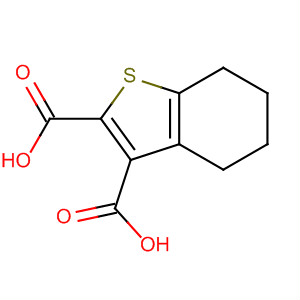 Molecular Structure of 105555-44-0 (Benzo[b]thiophene-2,3-dicarboxylic acid, 4,5,6,7-tetrahydro-)
