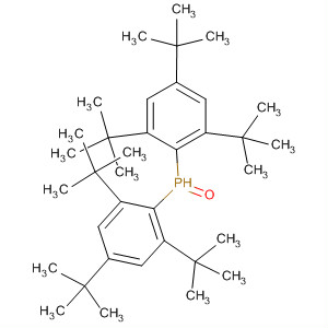Molecular Structure of 105563-33-5 (Phosphine oxide, bis[2,4,6-tris(1,1-dimethylethyl)phenyl]-)