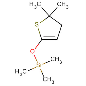 Molecular Structure of 105566-50-5 (Silane, [(4,5-dihydro-5,5-dimethyl-2-thienyl)oxy]trimethyl-)