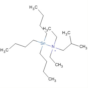 Molecular Structure of 105652-41-3 (1-Propanamine, N,N-diethyl-2-methyl-1-(tributylstannyl)-)