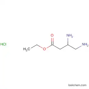 Molecular Structure of 105655-94-5 (Butanoic acid, 3,4-diamino-, ethyl ester, hydrochloride)