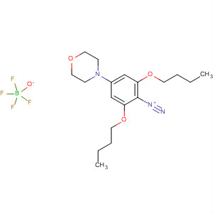 Molecular Structure of 105658-75-1 (Benzenediazonium, 2,6-dibutoxy-4-(4-morpholinyl)-,
tetrafluoroborate(1-))