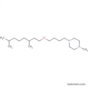 Molecular Structure of 105672-08-0 (Piperazine, 1-[4-[(3,7-dimethyloctyl)oxy]butyl]-4-methyl-)