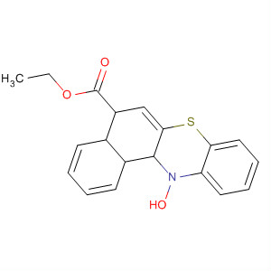 Molecular Structure of 105742-88-9 (12H-Benzo[a]phenothiazine-12-carboxylic acid, 5-hydroxy-, ethyl ester)