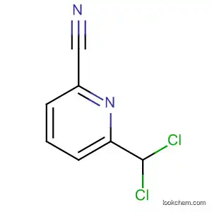 Molecular Structure of 105745-65-1 (2-Pyridinecarbonitrile, 6-(dichloromethyl)-)