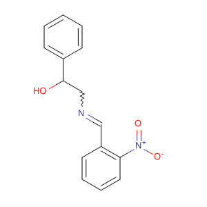 Molecular Structure of 105754-52-7 (Benzenemethanol, a-[[[(2-nitrophenyl)methylene]amino]methyl]-)