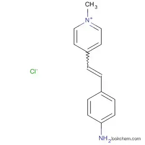 Molecular Structure of 105757-36-6 (Pyridinium, 4-[2-(4-aminophenyl)ethenyl]-1-methyl-, chloride)