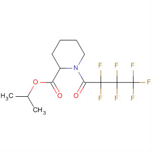 Molecular Structure of 105869-45-2 (2-Piperidinecarboxylic acid, 1-(2,2,3,3,4,4,4-heptafluoro-1-oxobutyl)-,
1-methylethyl ester)