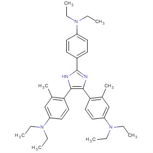 Molecular Structure of 106001-53-0 (Benzenamine,
4,4'-[2-[4-(diethylamino)phenyl]-1H-imidazole-4,5-diyl]bis[N,N-diethyl-3-
methyl-)