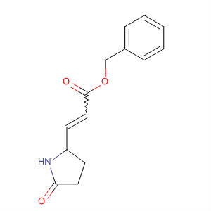 Molecular Structure of 106039-99-0 (2-Propenoic acid, 3-(5-oxo-2-pyrrolidinyl)-, phenylmethyl ester)