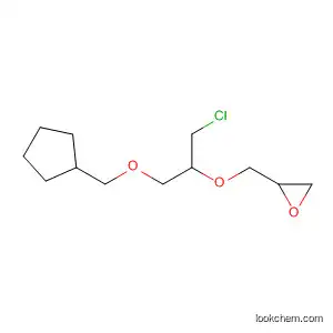 Molecular Structure of 106108-12-7 (Oxirane, [[2-chloro-1-[(cyclopentylmethoxy)methyl]ethoxy]methyl]-)