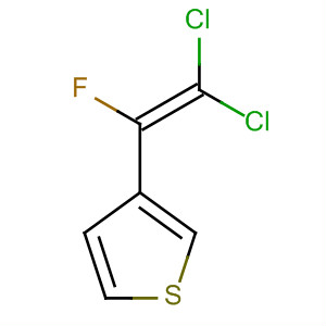 Molecular Structure of 106110-86-5 (Thiophene, 3-(2,2-dichloro-1-fluoroethenyl)-)