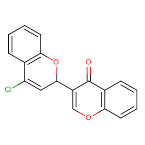 Molecular Structure of 106129-87-7 (4H-1-Benzopyran-4-one, 3-(4-chloro-2H-1-benzopyran-2-yl)-)