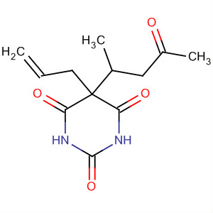 2,4,6(1H,3H,5H)-Pyrimidinetrione, 5-(1-methyl-3-oxobutyl)-5-(2-propenyl)-