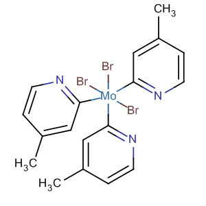 Molecular Structure of 13987-26-3 (Molybdenum, tribromotris(4-methylpyridine)-)