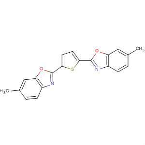 Molecular Structure of 14016-23-0 (Benzoxazole, 2,2'-(2,5-thiophenediyl)bis[6-methyl-)
