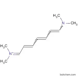 Molecular Structure of 14189-79-8 (Methanaminium,
N-[7-(dimethylamino)-2,4,6-heptatrienylidene]-N-methyl-)