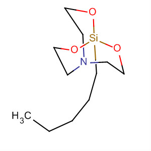 Molecular Structure of 18052-04-5 (2,8,9-Trioxa-5-aza-1-silabicyclo[3.3.3]undecane, 1-pentyl-)