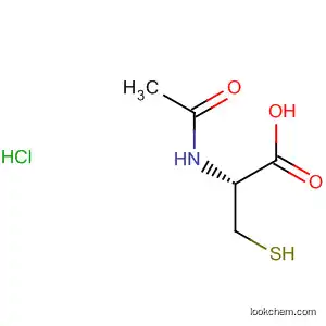 Molecular Structure of 18829-79-3 (N-acetyl-cysteine)
