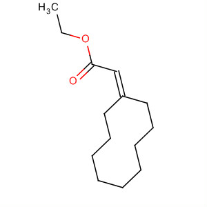 Acetic acid, cyclodecylidene-, ethyl ester