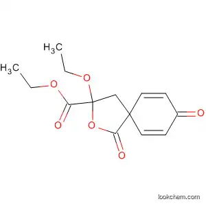 Molecular Structure of 19672-83-4 (2-Oxaspiro[4.5]deca-6,9-diene-3-carboxylic acid, 3-ethoxy-1,8-dioxo-,
ethyl ester)