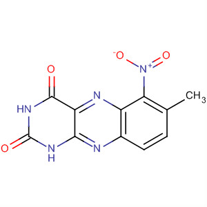Molecular Structure of 19899-66-2 (Benzo[g]pteridine-2,4(1H,3H)-dione, 7-methyl-6-nitro-)