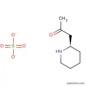 Molecular Structure of 2133-57-5 (2-Propanone, 1-(2-piperidinyl)-, (R)-, sulfate (1:1))