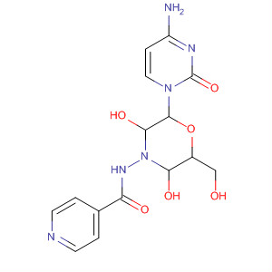4-Pyridinecarboxamide, N-[2-(4-amino-2-oxo-1(2H)-pyrimidinyl)-3,5-dihydroxy-6-(hydroxymethyl)-4-morpholinyl]-