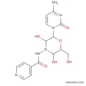 Molecular Structure of 2150-05-2 (4-Pyridinecarboxamide,
N-[2-(4-amino-2-oxo-1(2H)-pyrimidinyl)-3,5-dihydroxy-6-(hydroxymethyl
)-4-morpholinyl]-)