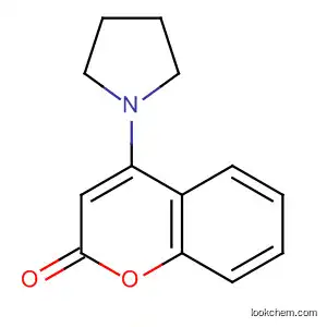 Molecular Structure of 30650-57-8 (2H-1-Benzopyran-2-one, 4-(1-pyrrolidinyl)-)