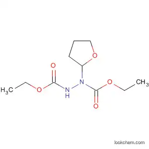 Molecular Structure of 3310-65-4 (1,2-Hydrazinedicarboxylic acid, 1-(tetrahydro-2-furanyl)-, diethyl ester)
