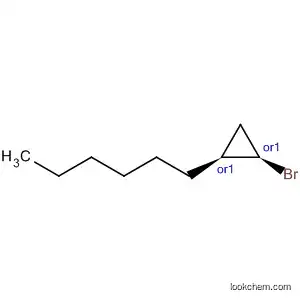 Molecular Structure of 34780-90-0 (Cyclopropane, 1-bromo-2-hexyl-, cis-)