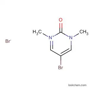 Molecular Structure of 38353-08-1 (Pyrimidinium, 5-bromo-2,3-dihydro-1,3-dimethyl-2-oxo-, bromide)