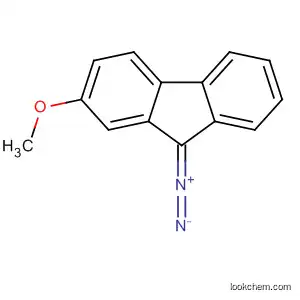 Molecular Structure of 38370-23-9 (9H-Fluorene, 9-diazo-2-methoxy-)