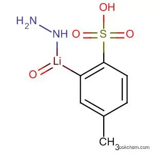 Molecular Structure of 38448-42-9 (Benzenesulfonic acid, 4-methyl-, hydrazide, monolithium salt)