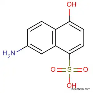Molecular Structure of 38689-01-9 (1-Naphthalenesulfonic acid, 7-amino-4-hydroxy-)