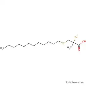 Molecular Structure of 38952-50-0 (Propanoic acid, 3-(dodecylthio)-2-methyl-, barium salt)