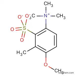 Molecular Structure of 39234-50-9 (Benzenaminium, 4-methoxy-N,N,N-trimethyl-, methyl sulfate)