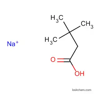 Molecular Structure of 3933-98-0 (Butanoic acid, 3,3-dimethyl-, sodium salt)